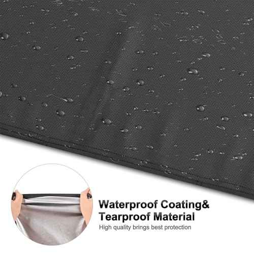 Mrrihand Central Air Conditioner Cover for Outside Units Waterproof Heavy Duty AC Unit for Outdoor Large AC Cover for Winter (24"X24"X30")