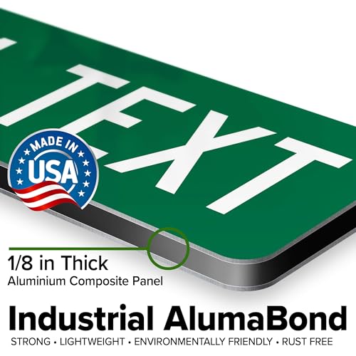 Custom 4x18 Inch Reflective Road & Address Sign - Rust-Free Aluminum, 8 Colors, Mountable, USA Made