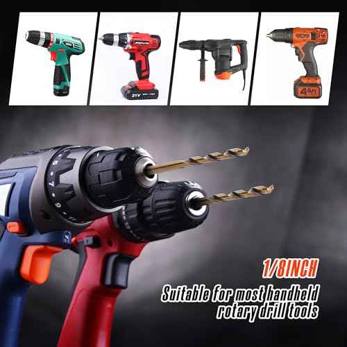 Drywall Cut Out Bit 5/32 | 1/8 inch, HSS M2 high-Speed Steel Drywall Guidepoint Cutting Bits, Drywall Tools Used with Spiral Saw (10, 1/8 inch)