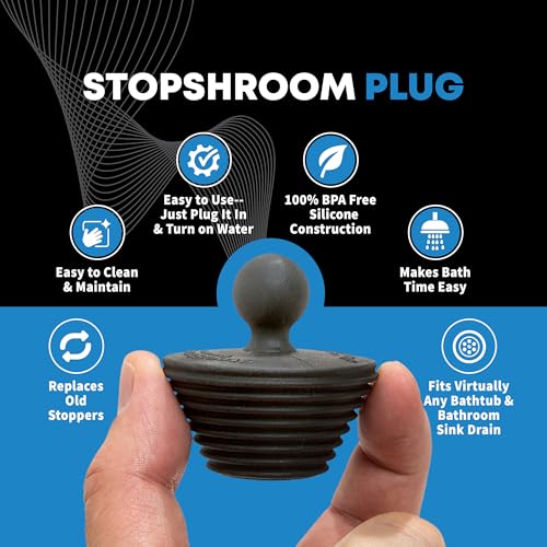 Stainless Combo TubShroom Ultra Drain Hair Catcher & Strainer for Bathtubs