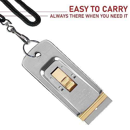 CANOPUS Razor Blade Scraper Tool, Razor Blade Holder, Window Scraper with Razor Blades, Scraper for Glass, Oven, and Cooktop, Sticker Remover Tool, Windshield Scraper