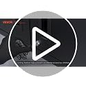 VEVOR Foldable 30in Metal Wall Cabinet with Locking Doors, 4 Adjustable Shelves – Black, 30W x 12.2D x 30H, Garage/Shop