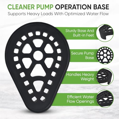 PumpSpy 2 Inch Sump Pump Stand - Elevates Pump to Prevent Sediment Clogging