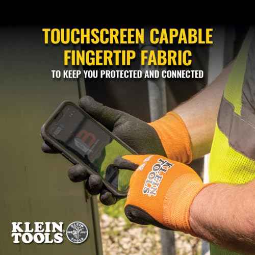 Klein Tools A1 Cut Knit Dipped Gloves, Large, 2Pk