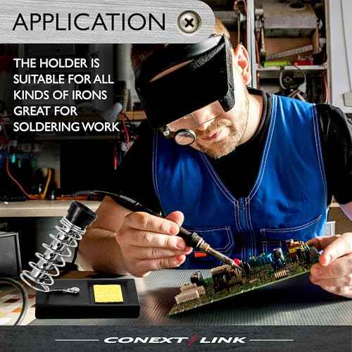 Conext Link 1pc Soldering Iron Stand Spring Holder Support Station Solder Gun Sponge Metal £¨87075£©