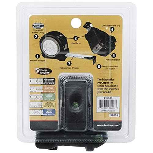 FastCap PSSR-16 16 Foot Pro Carpenter Standard Reverse Measuring Tape