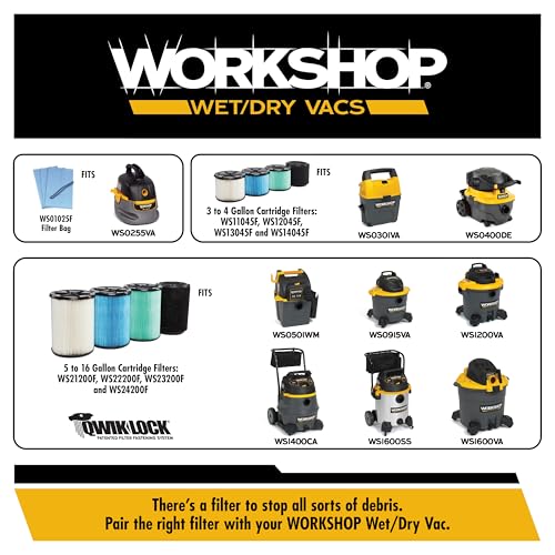 Workshop Wet Dry Vacuum Crevice Tool Flexible 1-1/4 inch Attachment