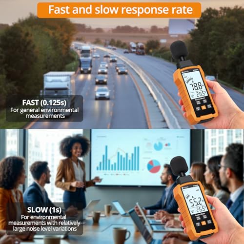 Neoteck 130 dB Digital Sound Level Meter with A/C Weighting