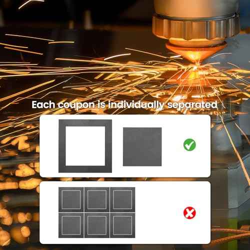 Welding Practice Kit ? 36 PCS 3.6¡± & 2.6¡± High-Quality Welding Coupons, 9 Gauge Steel Plates for TIG, MIG, Stick Welding, Perfect for Skill Improvement