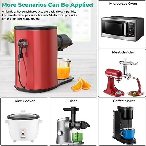Upgraded Cord Organizer 5Pcs for Kitchen Appliances | Cord Holder & Wrapper for Air Fryer, Coffee Maker, Blender, Toaster