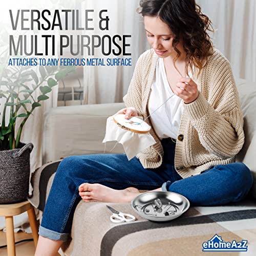 ehomeA2Z Magnetic Bowl 6" Inch, Ideal At Garage, Home, Construction For Wrenches, Bolts, Nuts, Small Parts (6"Inch Magnetic Bowl 1Pc)