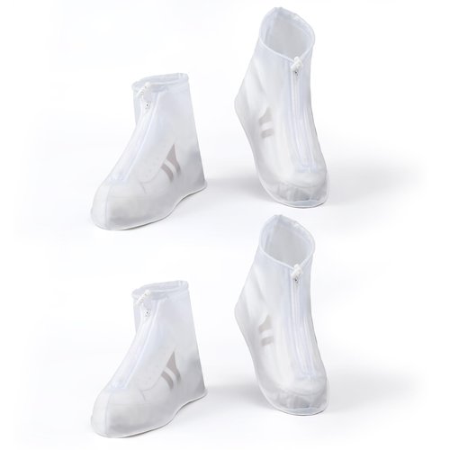 Waterproof Shoe Covers 2 pairs Rain Shoe Covers for Men Women and Children for Outdoor Activities