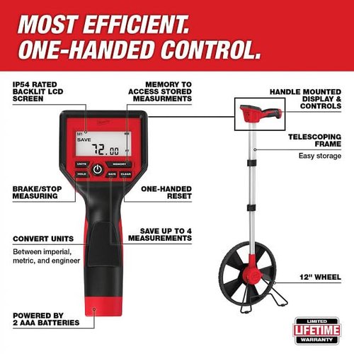 48-22-5112 12 in. Digital Measuring Wheel 48225112