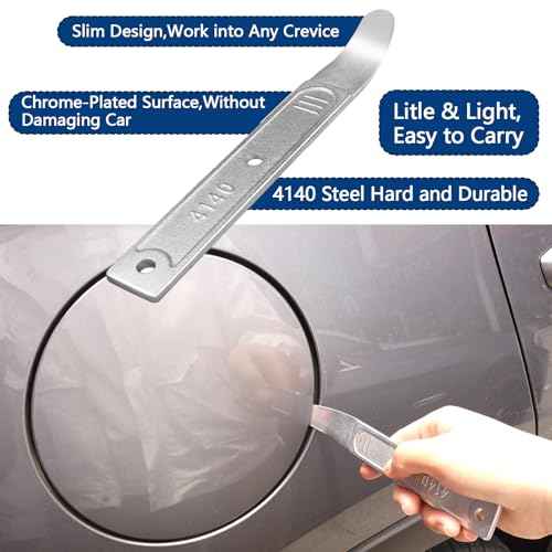 4140 Pry Tool, 1pc Pry Bar Trim Removal Tool, Pocket Pry Bar, Car Trim Removal Tool Kit, Easily Removes Trim, Paneling, Sheet Metal, Fasteners, and More (1)