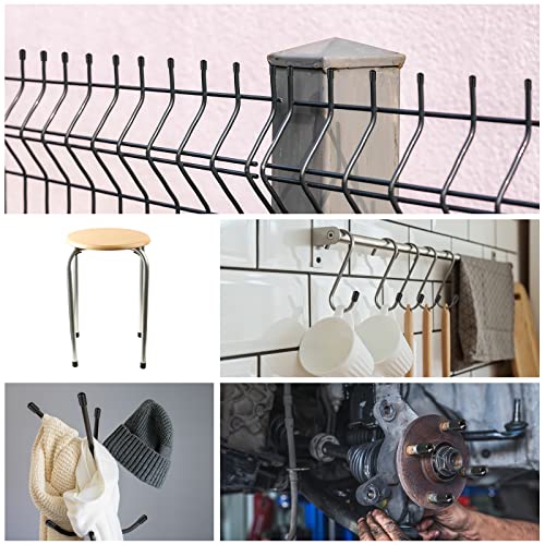 DMiotech 20 Pack 9/16" ID Black Screw Thread Protectors Rubber End Caps Bolt Covers for Screw Bolt Furniture Pipe