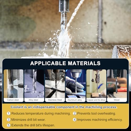 PATIKIL 2.5mm Drill Bit, M42 8% Cobalt High-Speed Steel Jobber Straight Shank 135¡Æ Titanium Nitride (TiN) Coated for Hard Metal Stainless Steel - 3 Pack