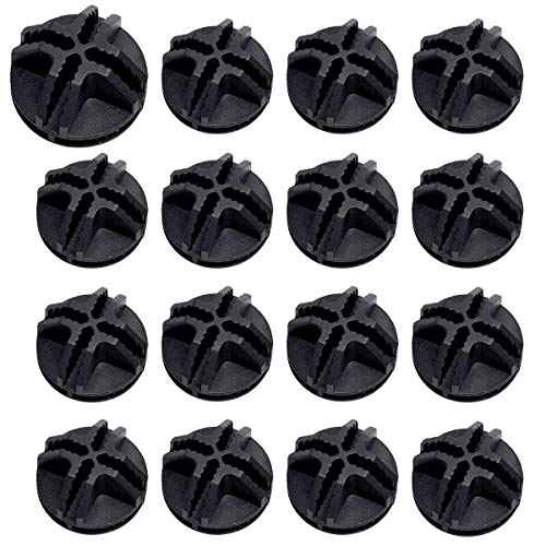 40 Pieces Plastic Storage Cube Connectors Wire Cube Connectors for Modular Closet Storage Organizer and Wire Grid Cube Storage Shelving(Black)