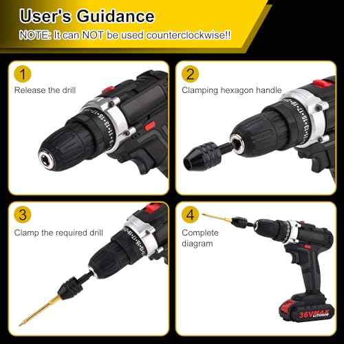 2Pcs Drill Chuck Adapter Keyless, 1/4 Inch Hex Shank Drill Bit Adapter Converter for Impact Driver, Quick Change Impact Drill Chuck Adapter in 0.6-8mm, 0.3-3.6mm for Tool Attachment