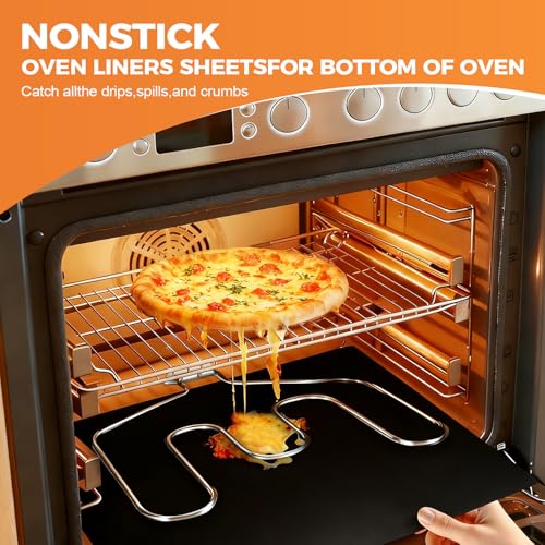 SkyStage 3 Pack Oven Liners 17x25 Non-Stick Reusable Mats
