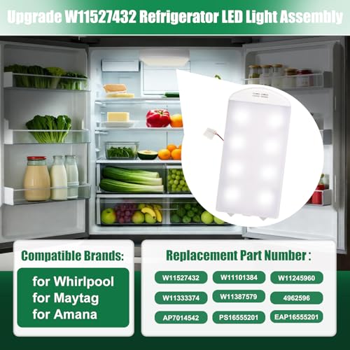 14in Light Replacement for Whirlpool Maytag WRX735SDHZ02/03/04/07/08 LED Light