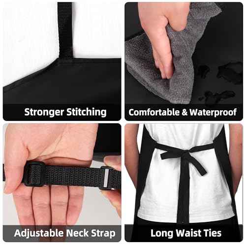 Heavy Duty Waterproof Apron - for Unisex Adult, Ultra Lightweight, Chemical Resistant Industrial Work Apron
