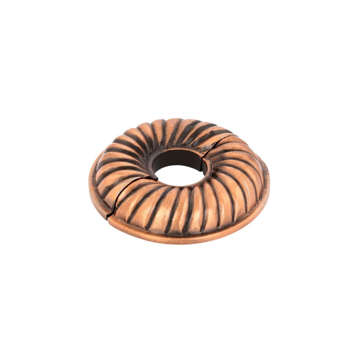 Renovators Supply Manufacturing Aluminum Escutcheon Plate 3.13" OD Escutcheon 3/4" IPS Antique Copper Oil Rubbed Finish Radiator Flange