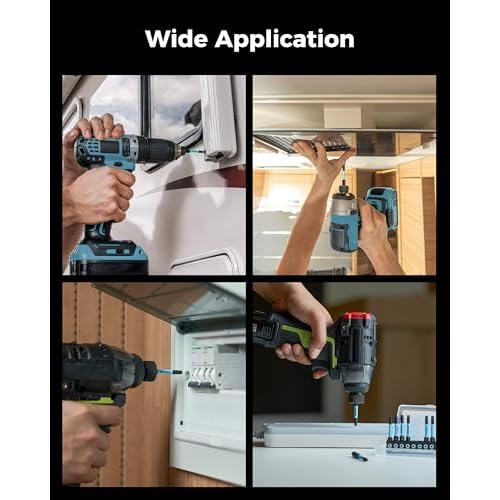 toolant 8 Point Star Bit,Double Square Bit Set 10pcs-Premium S2 Alloy Steel with Magnetic Heads & Hex Shank,2 Square Drive Torx Bits in the Following Sizes#1,#2 and #3