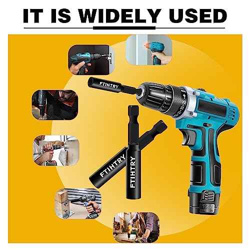 1/4¡±Magnetic Extension Socket Drill Bit Holder, 60mm 100mm 150mm Long(2.36-9"), 9pcs Screwdriver Extension, Quick-Change Hex Shank Set