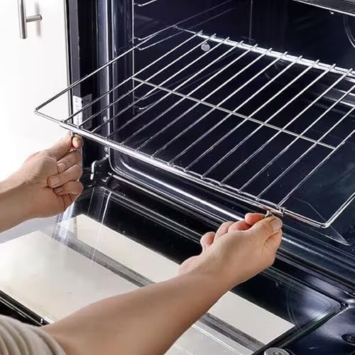 Adjustable 304 Stainless Steel Oven Rack - Universal Extendable Rack 17.3-25.6 in