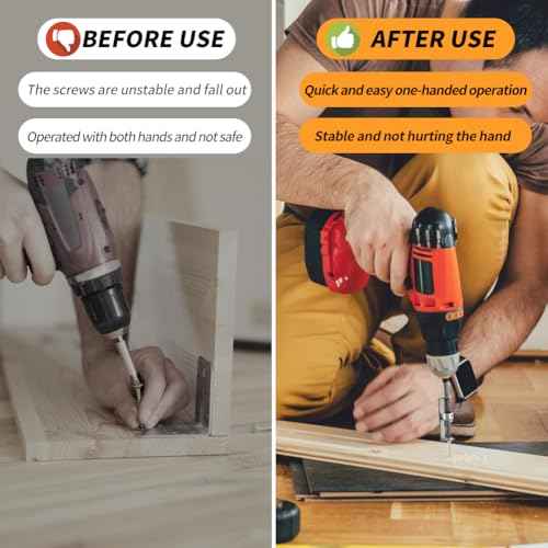 2Pcs Spring-loaded Screw Holder Bit,Scalable Screw Drive Guide Drill Bit Tip Holder,Anti-drop Screwdriver Bit,Single-Hand Operation Bit Holder for Electricians, DIY Home Repair