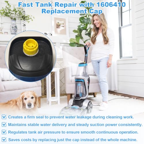1606410 Bissell Clean Water Tank Cap Replacement - Fits ProHeat 2X & More