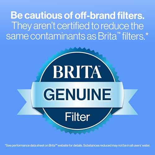 Brita UltraMax Large Water Dispenser With Standard Filter, BPA-Free, Reduces Copper, Cadmium and Mercury Impurities, Lasts 2 Months or 40 Gallons, Includes 1 Filter, Kitchen Accessories, Large 27-Cup