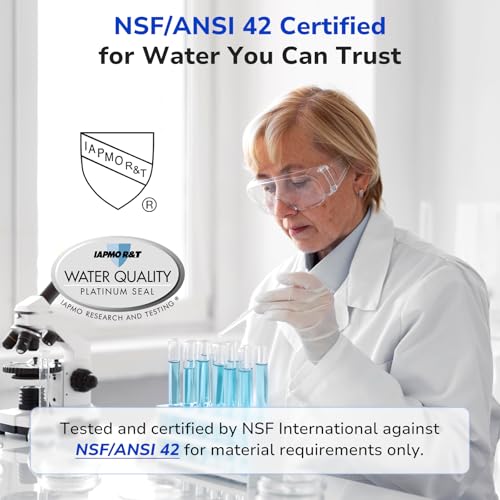 Blue 2-Pack PURWater Faucet Filter Replacement for RF-9999 Systems NSF Certified