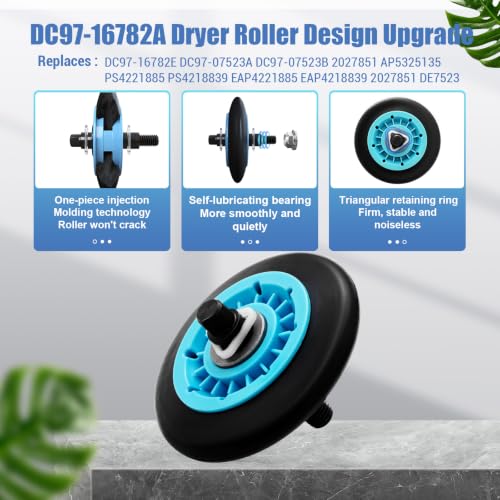 Samsung Dryer Repair Kit DC97-16782A Roller & Belt Replacement