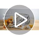 NETILGEN 4 Slice Toaster Dust Cover – Grey White Marble, 12.4 x 10.6 x 8.2 inches