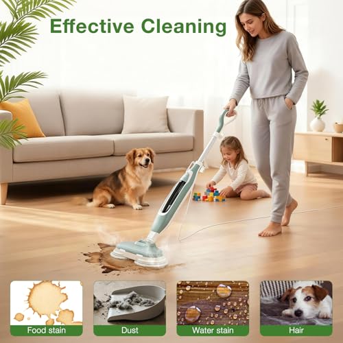 Vickorpen 8 Pack Shark Steam Mop Replacement Pads – Washable Microfiber, Snap-On Fit
