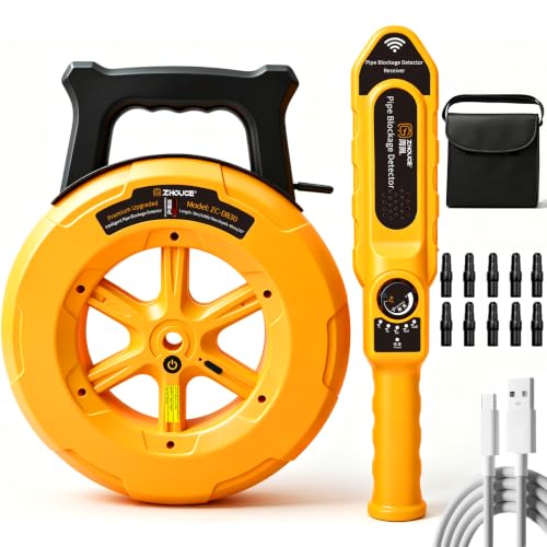 ZC-D830 Pipe Locator Underground,100ft Buried Water Line Detector