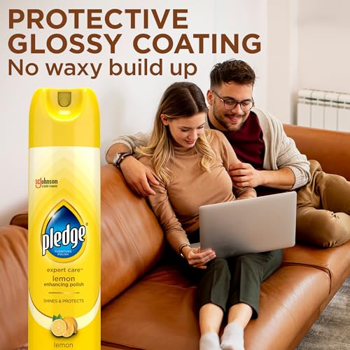 Pledge Expert Care Lemon Furniture Polish 9.7 oz Pack of 3 - Wood & Surface Cleaner