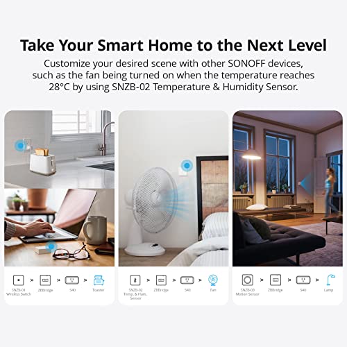 SONOFF Zigbee Smart Plug S40 Lite 15A Outlet for Alexa & SmartThings
