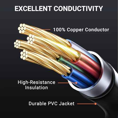 Tera Extension Cord 50 Amp RV & EV 3 FT: NEMA 14-50P to 14-50R 4 Prong 250V Heavy Duty with Grip Handle Cord Organizer 6/3+8/1 Gauge STW RV Power Cord for Tesla J1772, Orange