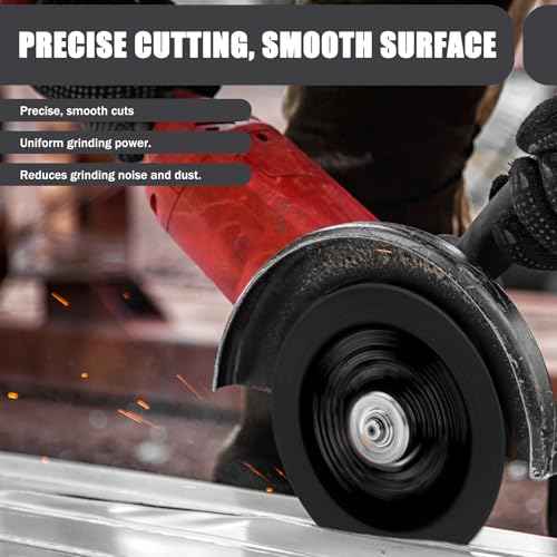 5Pack 4.5-Inch Glass Cutting Disc, Diamond Blade for Angle Grinder, Ultra-Thin Diamond Blade Cutting Disc for Grinding Glass, Jade, Crystal, Wine Bottles, Tile, Compatible Dry & Wet