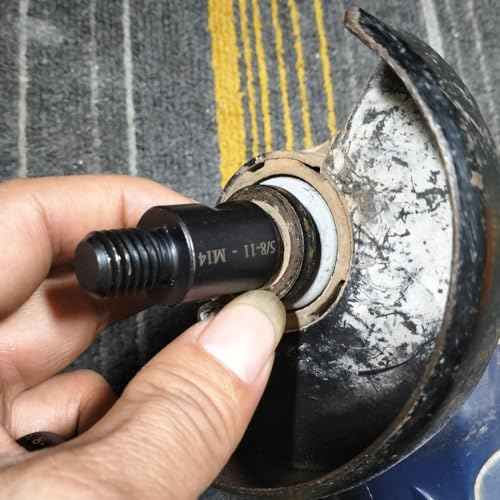 2Pcs 5/8"-11 Female to M14/M10 Male Angle Grinder Converter. Angle Grinder Shaft Adapter Interface Connector Thread Adapter Drill Bit Connecting Tool