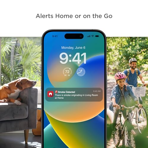 First Alert SC5 Hardwired Smart Smoke & CO Alarm with Voice & App Alerts