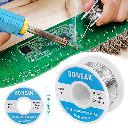 60/40 Tin Lead Solder With Rosin Core For Electrical Soldering 1.0mm 50g