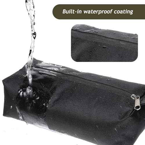 2 Pcs Canvas Tool Pouch with Zipper, Multipurpose Small Tool Pouch Screwdriver Tools Bag Suitable for Storing Scattered Electrician Tools Cosmetics Various Items