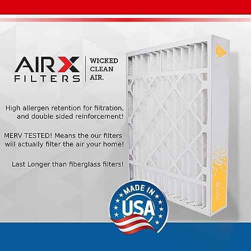 AIRX FILTERS WICKED CLEAN AIR. 16x20x5 Air Filter MERV 8 Compatible with Honeywell FC100A1003 Furnace Filter 2 Pack