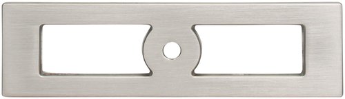 Top Knobs TK922BSN Top Knobs TK922 Hollin 3-3/4 Inch Center to Center Backplate for Cabinet Knobs from The Lynwood Series