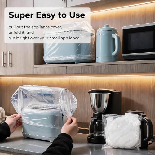 Staywild 30 Pack Small Appliance Dust Covers for Kitchen & Travel