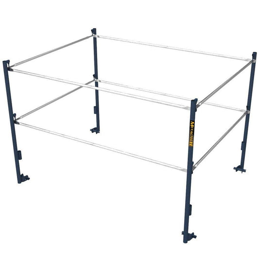 Metaltech 5ft.W x 7ft.D Scaffold Guardrail System - Model Number M-MG507K