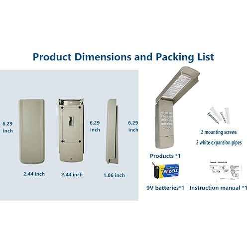 Universal Garage Door Opener Keypad for Liftmaster Chamberlain Craftsman Wayne Dalton Openers Produced Since 1993, Wireless Keypad Keyless Entry, Replaces 877/878MAX 377/977/877/66LM, Safe Security